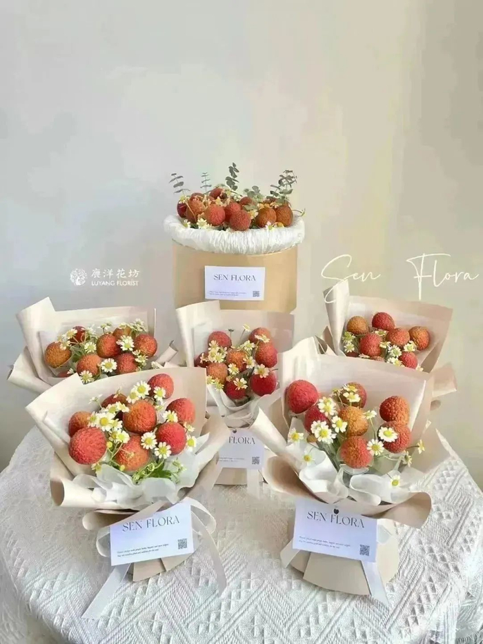 海口火山荔枝花束