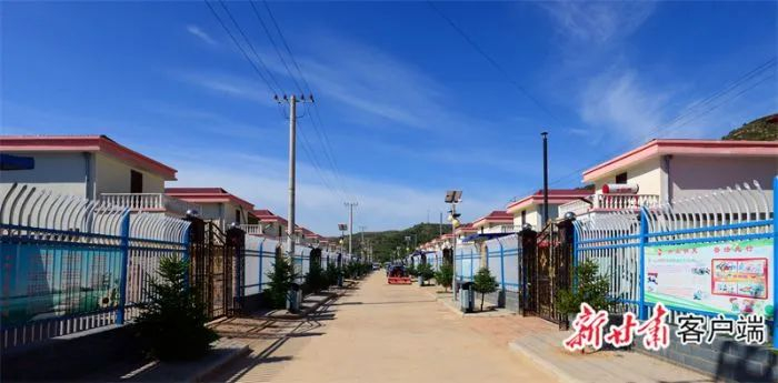 华池县悦乐镇鸭洼村居民小区。（省农业农村厅提供）