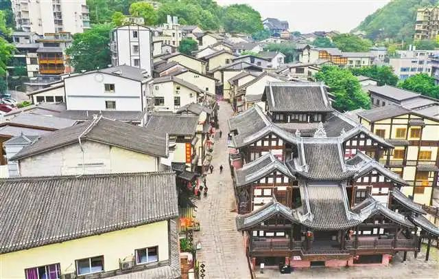 五月二十三日，南岸区黄桷垭老街。记者 崔力 摄\视觉重庆