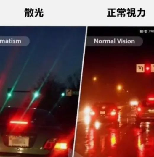 散光的人眼里的夜晚差别这么大原来正常人眼里的夜晚和人类的参差!