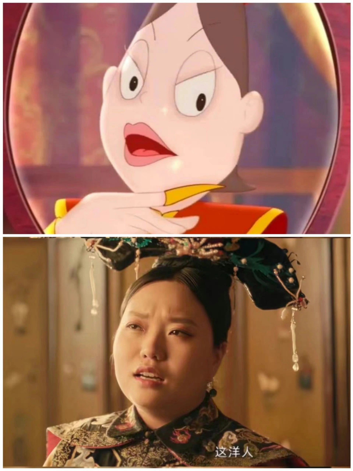 李雪琴撞脸神厨小福贵里的太后|李雪琴_新浪新闻