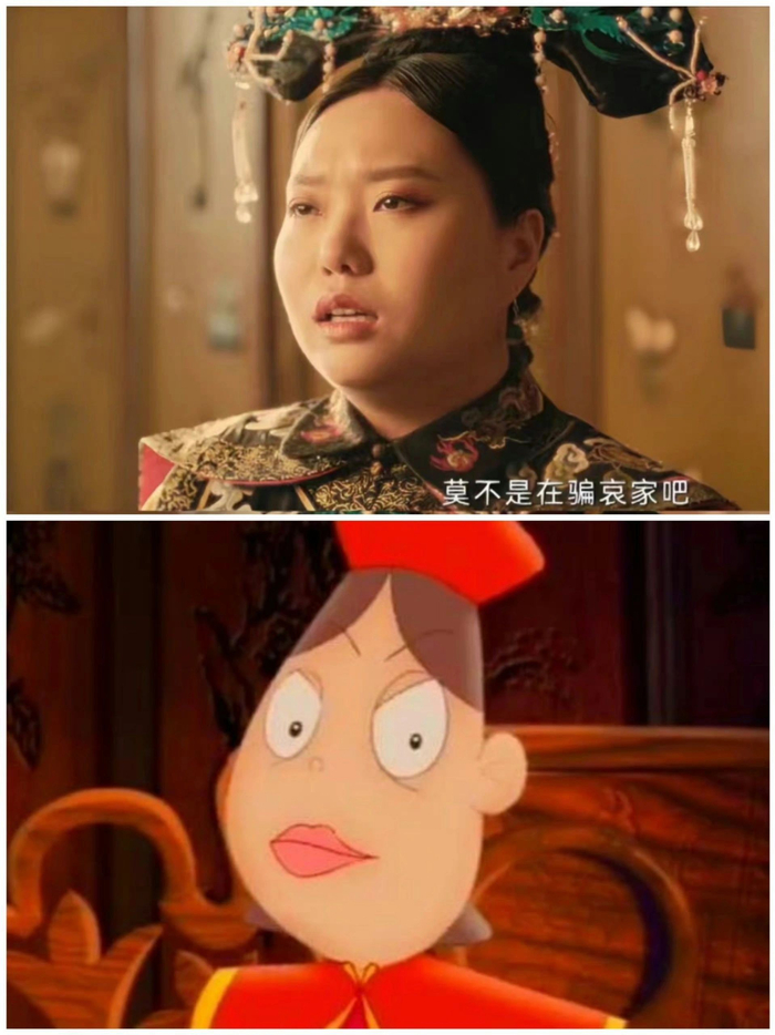 李雪琴撞脸神厨小福贵里的太后|李雪琴_新浪新闻