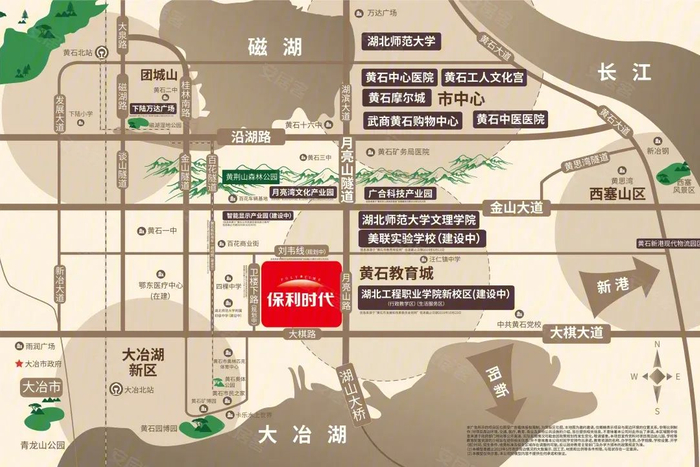 ◎开铁区项目区位图 