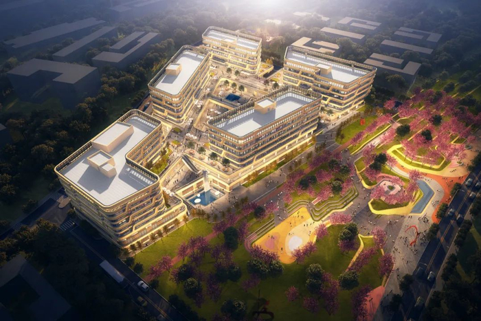 图为天峰数创·数字经济产业园效果图。