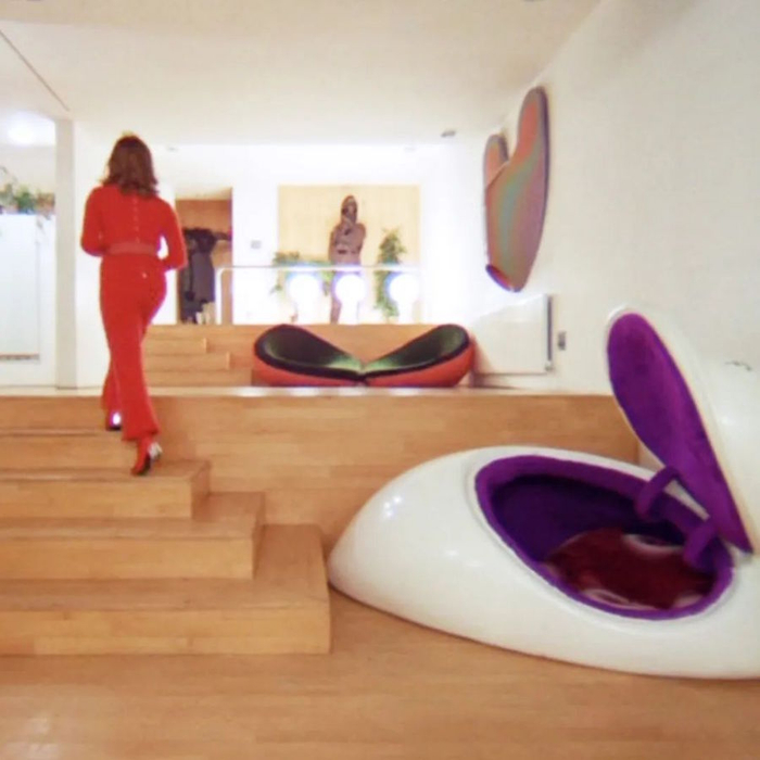 电影《发条橙》里呈现的Skybreak住宅， © Stanley Kubrick's A Clockwork Orange