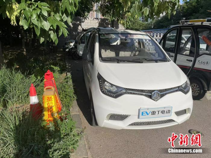 风靡一时的雷丁低速电动车。&nbsp;中新网&nbsp;韦香惠 摄