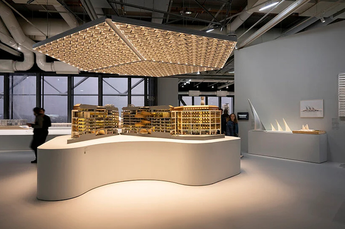 展览“诺曼·福斯特”布展现场和展览现