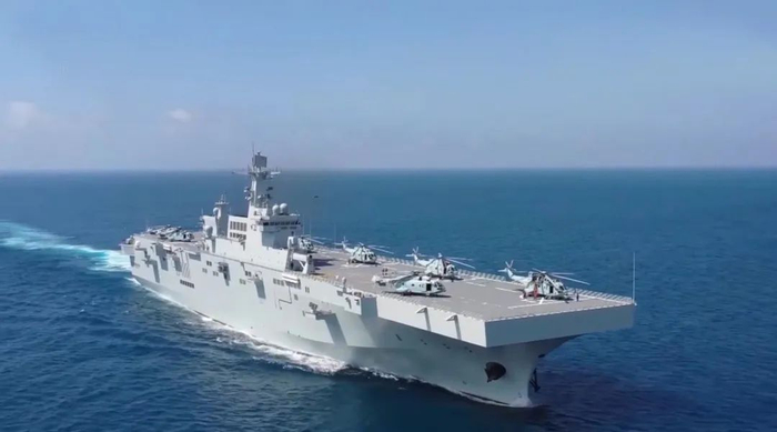 075两栖攻击舰logo太土安徽网友为啥是一只猛狮不是迎客松