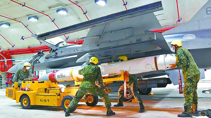 2022年，台军罕见公布佳山基地内部照片。 资料图