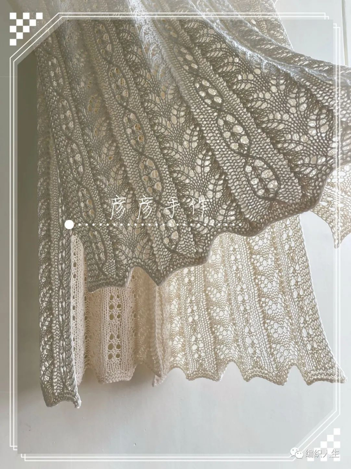积雨云:优雅的志田瞳镂空花样短袖套头衫(有编织图解)