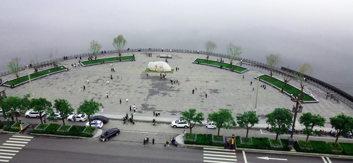 ▲盐湖观景台