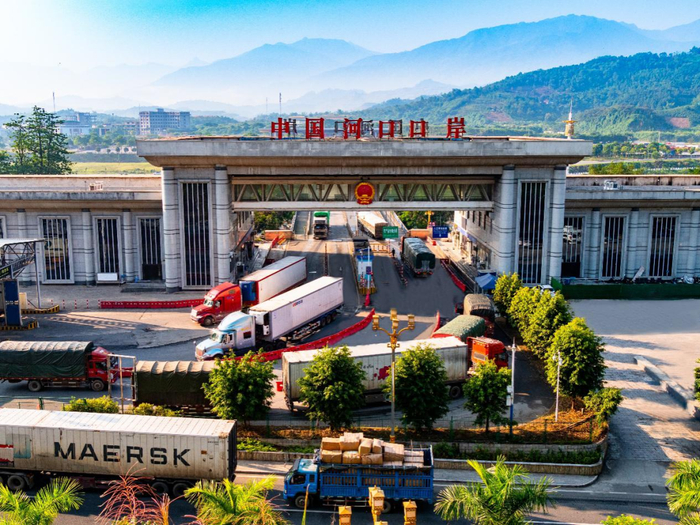 ▲河口县北山口岸 胡涛 摄