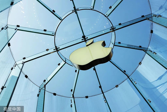 北京，Apple（苹果）销售店。图源：视觉中国