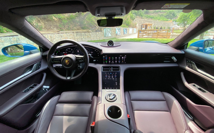 taycan turbo cross turismo内饰.新京报贝壳财经记者 王琳琳 摄