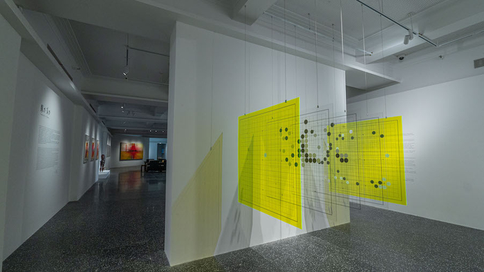 展览入口处讲述的“阿尔法围棋”（Alpha Go）与人类棋手的故事