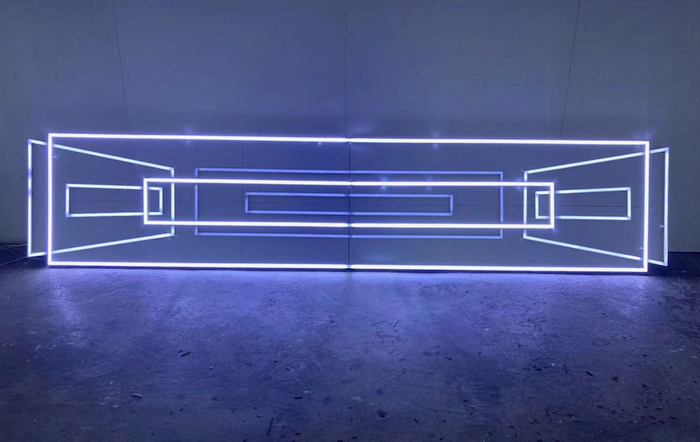 Peter Vink（荷兰）《几何空间》，装置