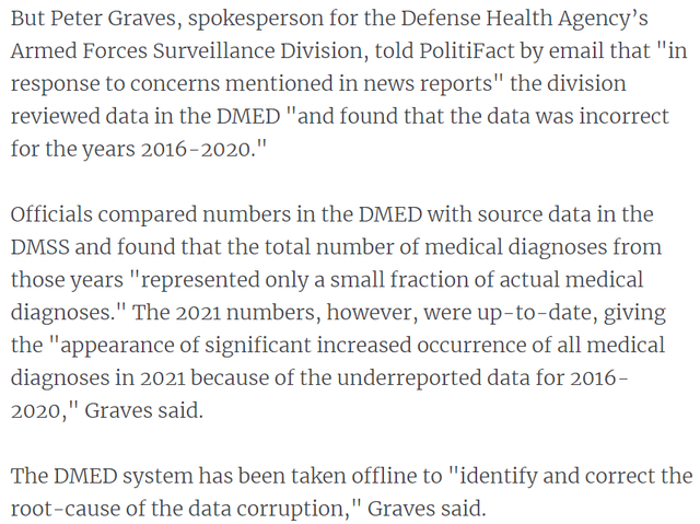 事实核查机构Politifact相关报道截图