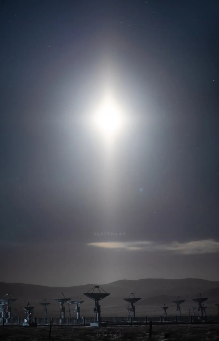 幻月十字 | 夜空中国|冰晶_新浪新闻