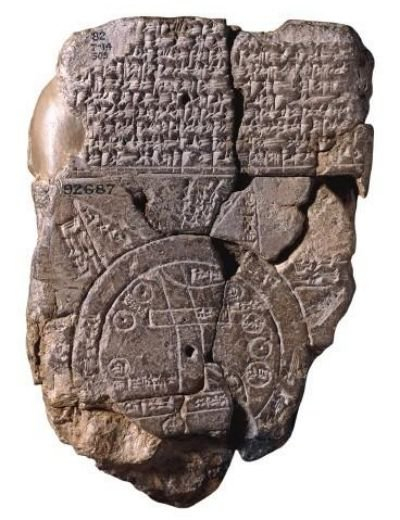 公元前6世纪的巴比伦地图