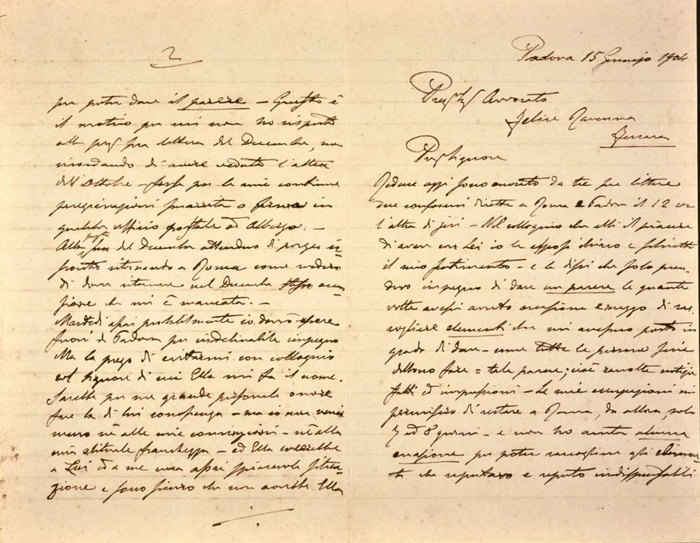 卡夫卡信件手稿。