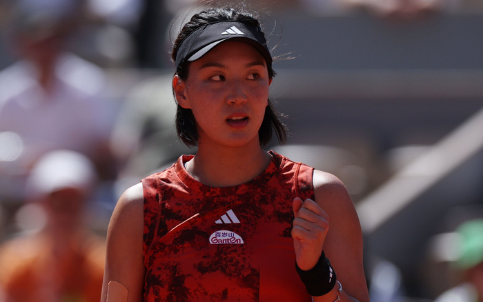 王欣瑜在法网的表现已足够惊艳。  图/新华社