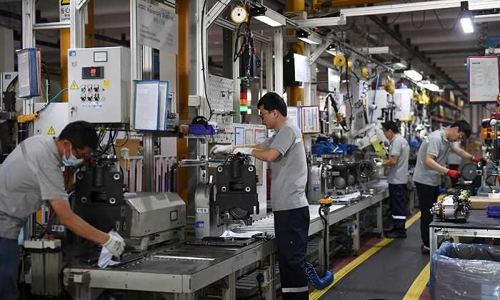 采埃孚合力传动技术（合肥）有限公司生产车间。全媒体记者 苏玲 摄