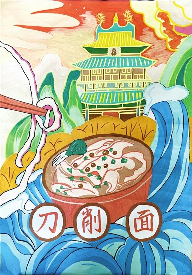 太原小学生妙笔绘出家乡情|山西省_新浪新闻