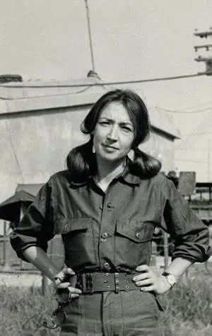 战地记者时期的法拉奇。