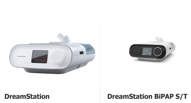 飞利浦DreamStation系列呼吸机。图片来源：飞利浦官网