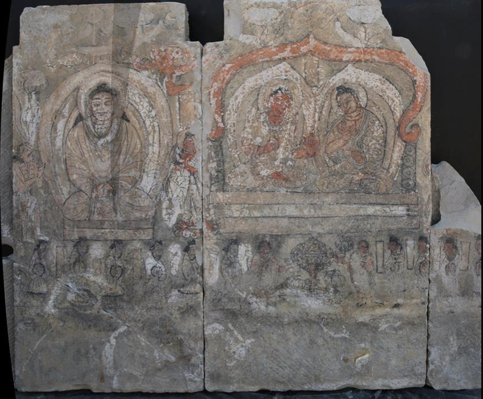 图11  大同北魏邢合姜石椁北壁画像