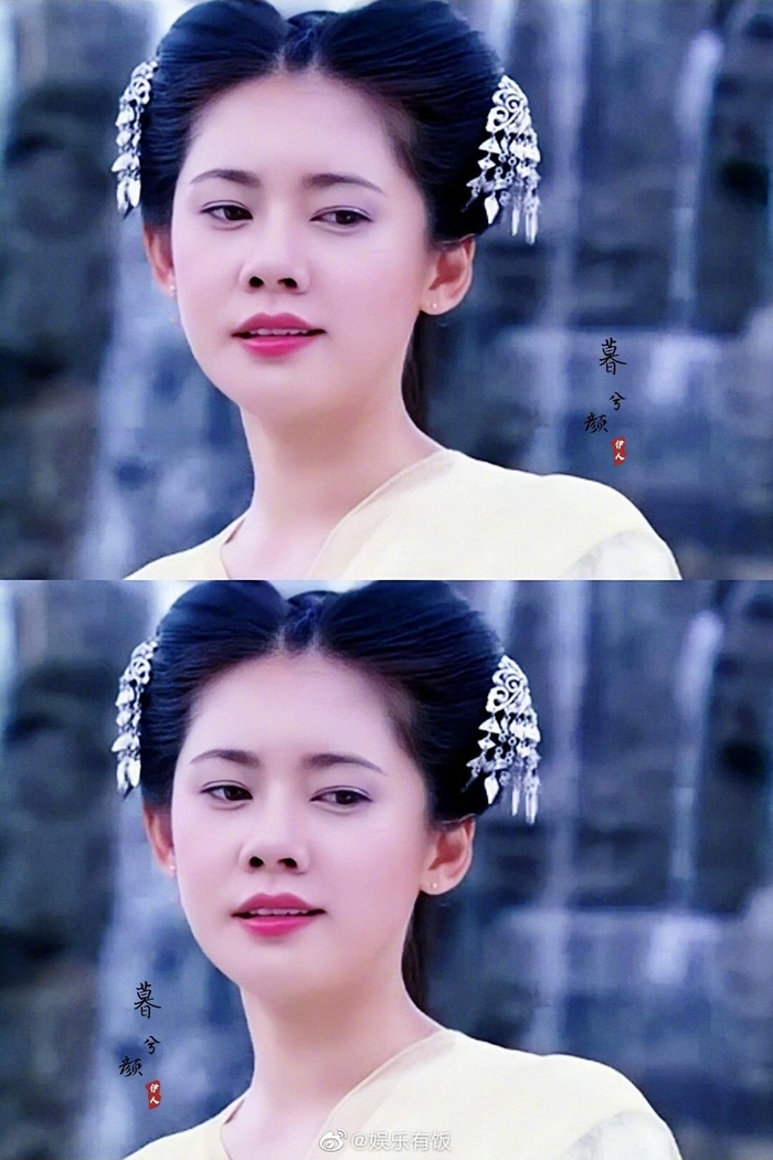 柳叶眉,杏仁眼,@秋瓷炫 古装好美啊