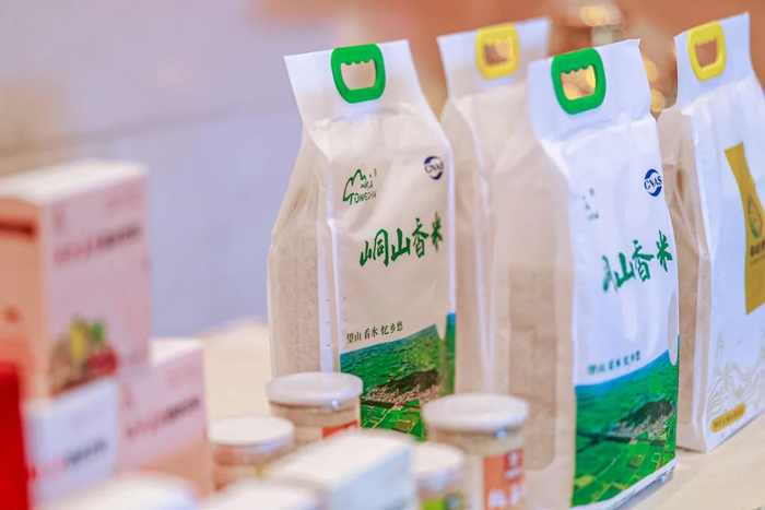 ▲鄂州特产展示