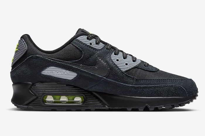 经典黑绿装扮!新配色 air max 90 登场!|经典|织唛|鞋带扣_新浪新闻