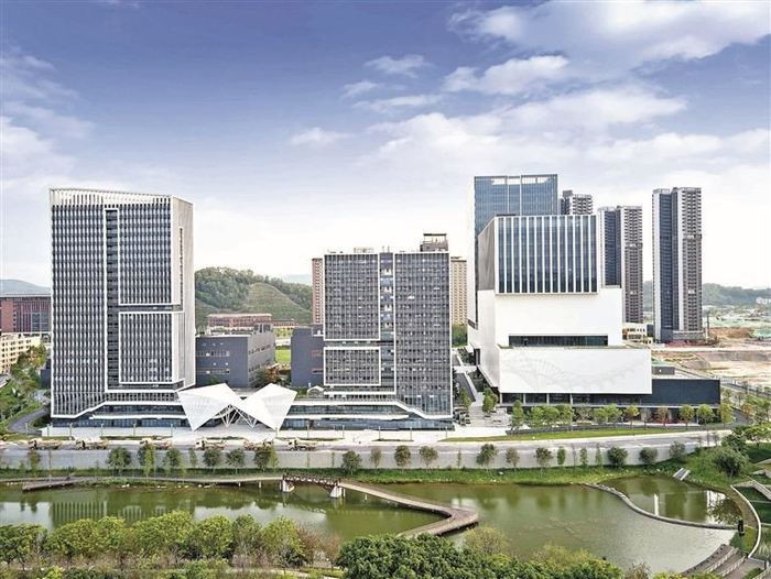 光明科学城核心区由国有上市公司卫光生物倾力打造的卫光生命科学园