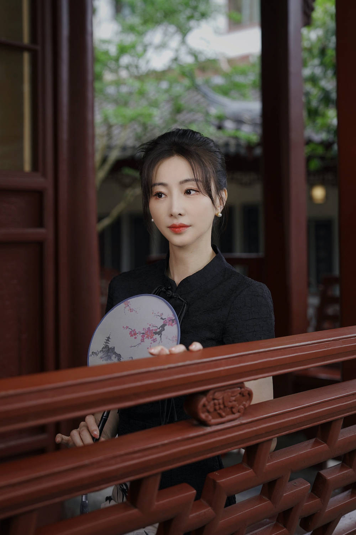 演员林静系列新中式大片曝光 多维展现古典东方美|林静|东方美|旗袍