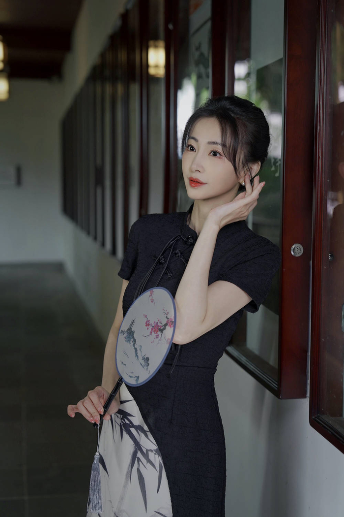 演员林静系列新中式大片曝光 多维展现古典东方美|林静|东方美|旗袍