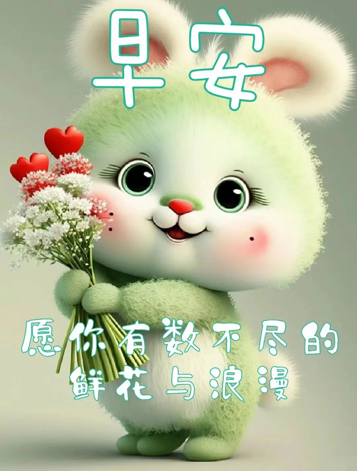 早上好!送您一组小可爱,希望您能喜欢