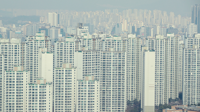 韩国首尔江南区的公寓园区。人民视觉 资料图