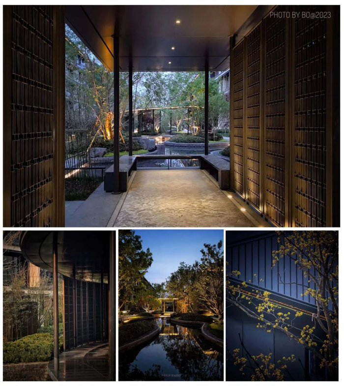 ▲首次与大家见面的景观园区，对外可眺望远处的“三山五园”，对内则可俯视小区园林景观，居住其间，怡然其乐也。