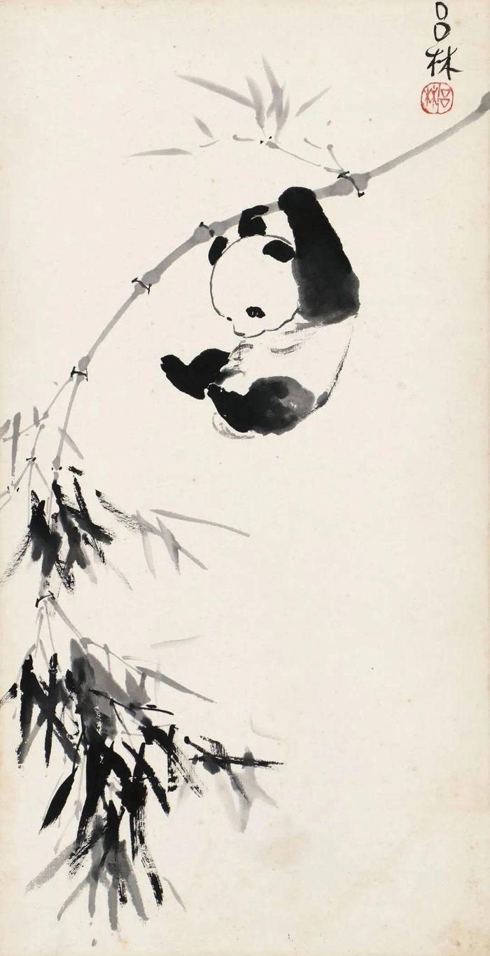 "史上最全"吕林国画展展出150幅佳作 其中30幅熊猫国画憨态惹人爱