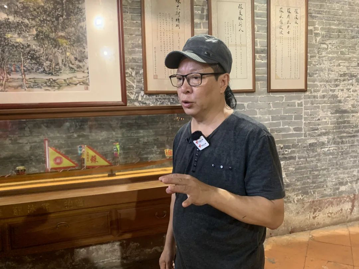 广州车陂龙舟非遗传承人苏应昌（图源：本台记者）