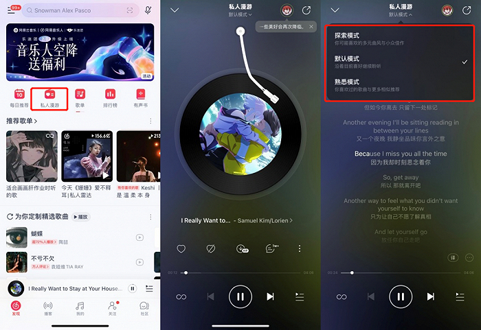 （网易云音乐私人漫游）