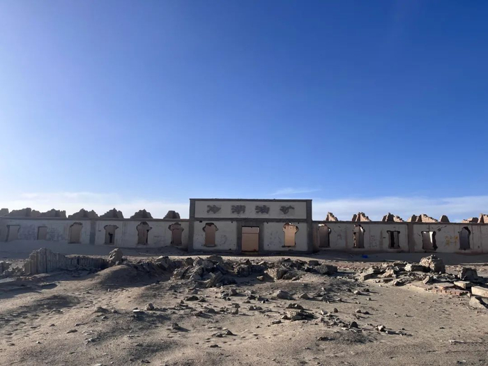 冷湖石油基地遗址。苏菁菁 摄