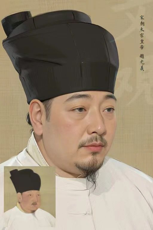 ai还原部分宋代皇帝面容,越来越瘦?