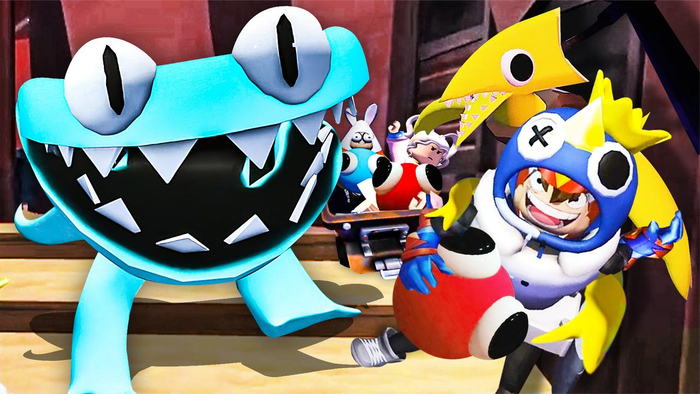 彩虹朋友第二章2 青朋友是条长脚蚯蚓,他跑起来比过山车还快!