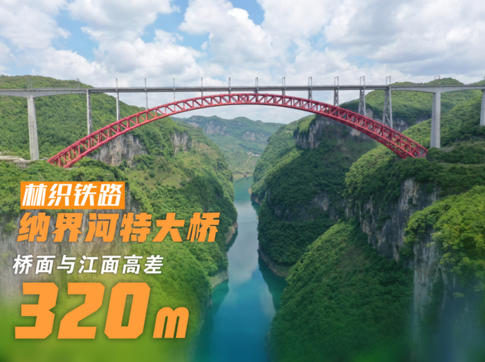 林织铁路:纳界河特大桥去看铁路大桥"耸入云端"接下来我们一起走进