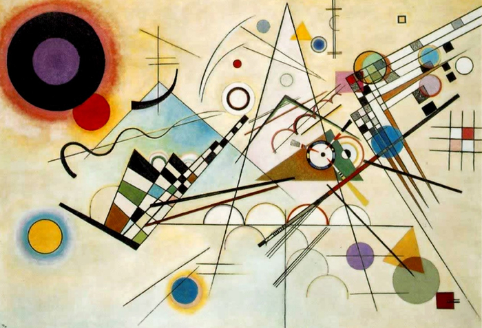 康定斯基，构图VII，1923，私人收藏。