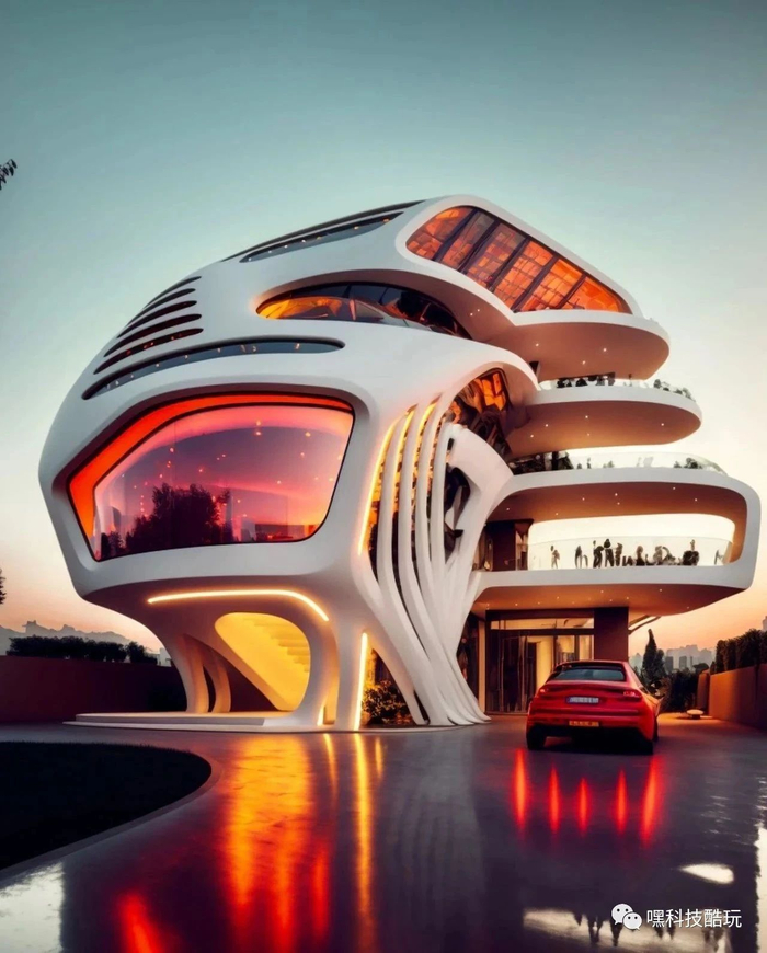 ai设计的别墅,简直是科幻片呀!|ai|设计|别墅_新浪新闻