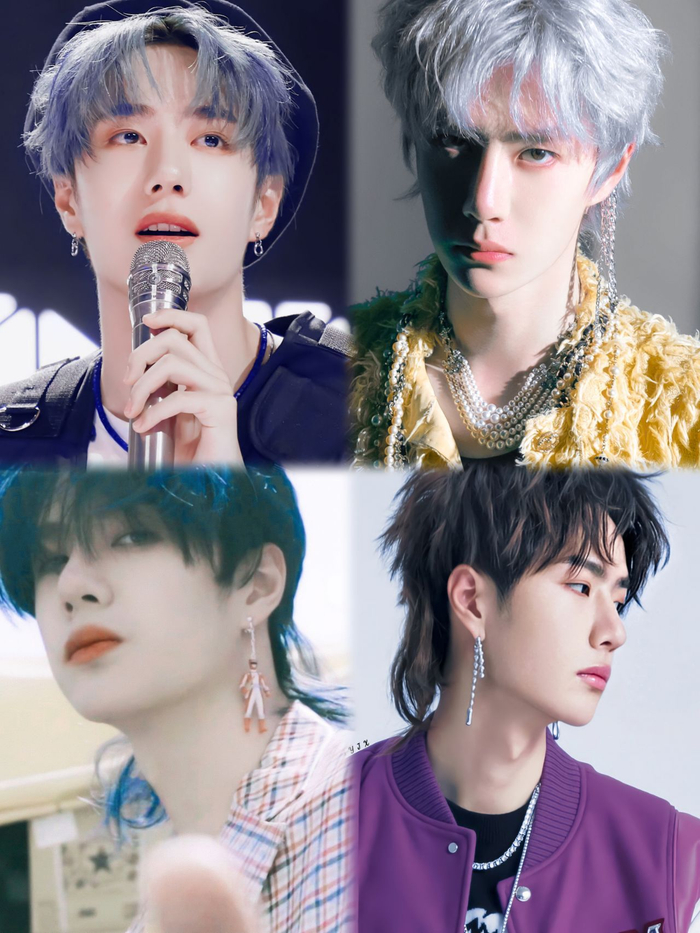 男明星戴耳饰天花板必须是王一博吧……|王一博|耳饰|男明星_新浪新闻