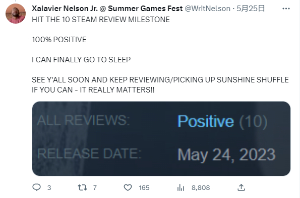 “我终于可以睡觉了”